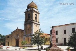 (V627) - SENNARIOLO (Oristano) - Chiesa Di Sant'Andrea E Piazza Rimembranze - Oristano