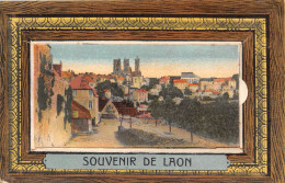 02-LAON- SOUVENIR DE LAON CARTE DEPLIANTE - Laon