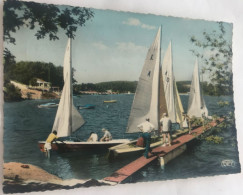 Delcampe - 23 Royere 1968 Auffelle Sur La Maulde Lac De Vassiviere Embarcadere Du Touring Club De France Voiliers -ed Roussel 16803 - Royere