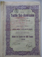 La Textile Sud-Américaine - TEXSUDAM - Renaix - Textil