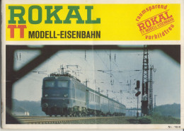 Catalogue ROKAL TT Modell-Eisenbahn 1966 Nr 18/D Maßstab 1/120 - Tedesco