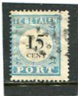 NETHERLANDS/NEDERLAND/HOLLAND   - 1881  POSTAGE DUE  15c  IV  Type  FINE USED - Portomarken