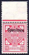 1949 11d With "Specimen" Overprint - Ungebraucht