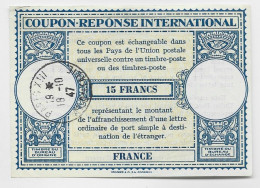 FRANCE COUPON RESPONSE INTERNATIONAL 15 FRANCS PARIS XIII 18.10.1947 - Antwortscheine