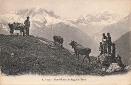 Chamonix * Le Mont Blanc Et Aiguille Verte * Paysans Agriculture - Chamonix-Mont-Blanc