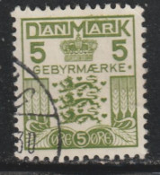 DANEMARCK 1069 // YVERT 5 // 1875--02 - Postage Due