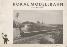 Catalogue ROKAL 1954 Oktober Spurweit TT 12 Mm. 1:120 Modelbakn Katalog - Deutsch