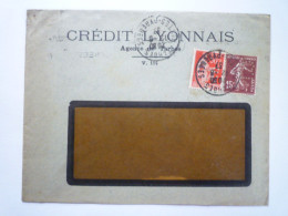 2023 - 1555  TIMBRES PERFORES   " C  L "  (Crédit Lyonnais)  Sur LETTRE   1937  XXX - Briefe U. Dokumente