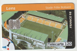 Télécarte :   120 Units  , Stade  Football  Lens  Félix Bollaert ,1998 - 1998