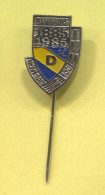 Rowing Kayak Canoe - DANUBIUS 1885 Novi Sad Serbia, Vintage Pin Badge Abzeichen - Canottaggio