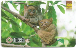 Philippines - PLDT (Chip) - Philippine Tarsiers - Cn.IWW99CA, Exp.31.01.2001, Chip CHT10, 100₱, Used - Filippijnen