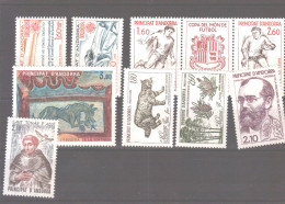 Année 1982 N° 300 à 309 ** MNH - Années Complètes