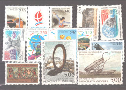 Année 1992 N° 413 à 424 ** MNH - Años Completos