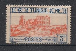 TUNISIE - 1926-28 - N°YT. 142 - El Djem 3f - Neuf Luxe** / MNH / Postfrisch - Neufs