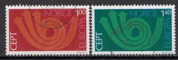 NORWAY 660-661,used,falc Hinged - 1973