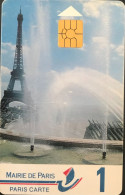 Stationnement  -  PARIS  -  1  -  La Tour Eiffel  -  100 Frcs - PIAF Parking Cards