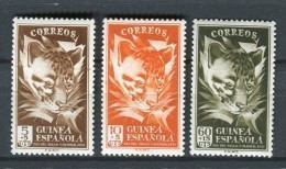 Guinea Española 1951. Edifil 306-08 ** MNH. - Guinea Española