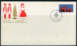 Canada FDC 1979 Christmas-Antique Toys - Lettres & Documents