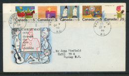 Canada FDC 1970 Christmas - Covers & Documents