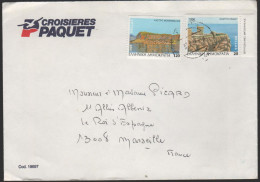 GRECIA - GREECE - GRECE - GRIECHENLAND - 1997 - 120 Castle Of Monemvasia, Peloponnese + 20 Castle Of Lindos - Croisières - Covers & Documents