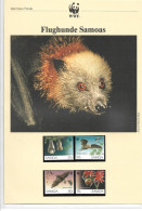 1139a: Samoa 1993, WWF- Ausgabe Flughunde, Serie **/ FDC/ Maximumkarten, Jeweils In Schutzhüllen - Bats