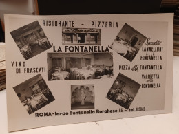 Cartolina/foto Roma Ristorante Pizzeria La Fontanella ,largo Fontanella Borghese 86,vino Di Frascati - Bares, Hoteles Y Restaurantes