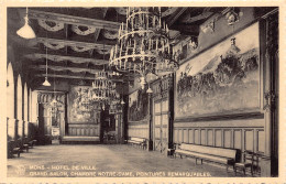 MONS - Hôtel De Ville - Grand Salon, Chambre Notre-Dame, Peintures Remarquables. - Mons