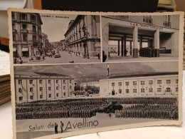 Cartolina Saluti Da Avellino , C.A.R. Truppe Corazzate , Corso Vittorio Emanuele,caserma , Anni 50 - Avellino