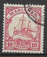 MARIANNE COLONIA TEDESCA 1900  SERIE ORDINARIA YVERT. 9 USATO VF - Isole Marianne