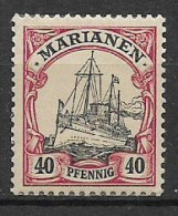 MARIANNE COLONIA TEDESCA 1900 SOPRASTAMPATI YVERT.13   MLH VF - Mariana Islands