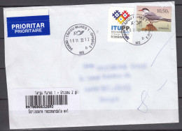 Romania Modern Cover To Serbia - Storia Postale