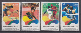 Cuba 2018 Sport Baranquilla Games, Mint Never Hinged Complete Set - Unused Stamps