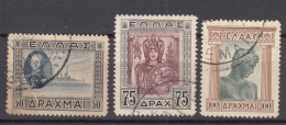 Greece 1933 Mi#369-371 Used - Oblitérés