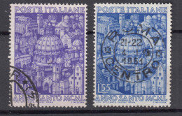 Italy Republic 1950 Mi#793-794 Used - 1946-60: Afgestempeld