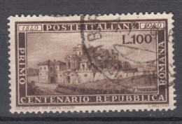 Italy 1949 100 Lire Mi#773 Used - 1946-60: Oblitérés