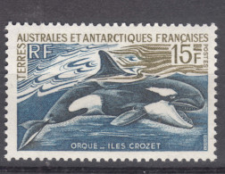 France Colonies, TAAF 1969 Whale Mi#52 Mint Never Hinged - Neufs