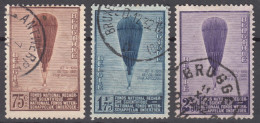 Belgium 1932 Baloons Mi#344-346 COB#353-355 Used - Usati