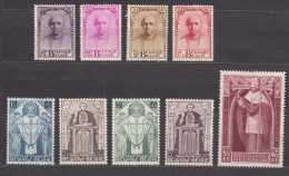 Belgium 1832 Mercier Mi#333-341 Mint Hinged - Unused Stamps