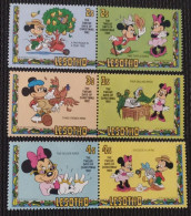 BD) 1982, LESOTHO, COLLECTIBLE DISNEY, TWELVE DAYS OF CHRISTMAS, MNH - Lesotho