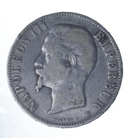 5 Francs Napoléon III, Tête Nue 1855 Strasbourg - 5 Francs