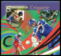 Sao Tome 2015 MNH MS, Lasith Malinga Sri Lankan Cricket Sports Odd Shape Stamp - Cricket