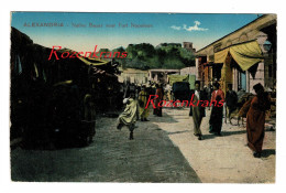 Egypte Alexandrie Alexandria Native Bazar Near Fort Napoleon Agypten Egitto Egypt CPA Carte Postale - Idfu