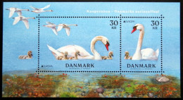 Denmark 2019  Europa. National Birds. Fauna. Mute  Minr.1979-80 Block 72 MNH ** ( Lot Mappe) - Nuovi