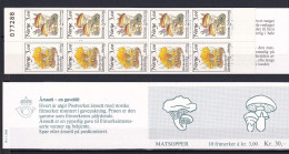 225d NORVEGE 1989 - Y&T C 966 - Carnet Champignon - Neuf ** (MNH) Sans Charniere - Booklets