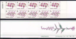 225d NORVEGE 1990 - Y&T C 995 - Carnet Orchid - Neuf ** (MNH) Sans Charniere - Booklets
