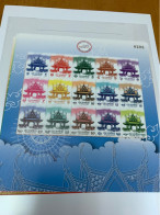 Thailand Stamp 2023 Exhibition Temple S/s X 7 Sheets - Buddhism