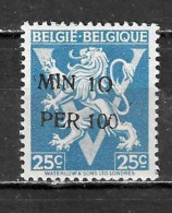 724qq**  Lion Héraldique Surchargé -10% - Bonne Valeur - OOSTROOZEBEKE - MNH** - LOOK!!!! - 1946 -10%