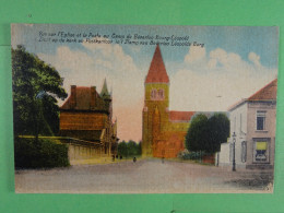 Vue Sur L'Eglise Et La Poste Au Camp De Beverloo  Bourg-léopold - Leopoldsburg (Camp De Beverloo)