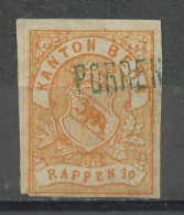 Suisse - Switzerland - Schweiz Cantonal 1843-52 Y&T N°CB(1) - Michel N°? (o) - 10r Canton De Bern - 1843-1852 Federale & Kantonnale Postzegels