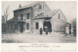 CPA 9 X 14 Somme ROSIERES-EN-PICARDIE La Gare  (détruite Ruines) Guerre 1914-1915  Soldats - Rosieres En Santerre